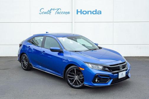 Aegean Blue Metallic 2020 Honda Civic Sport