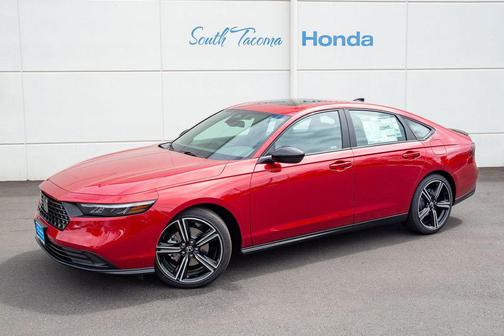 Radiant Red Metallic 2026 Honda Accord Hybrid Sport