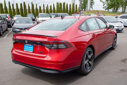 Radiant Red Metallic 2026 Honda Accord Hybrid Sport