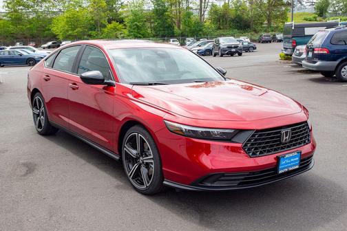 Radiant Red Metallic 2026 Honda Accord Hybrid Sport