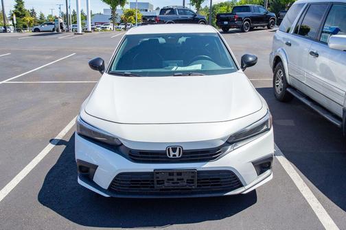 Platinum White Pearl 2023 Honda Civic Sport