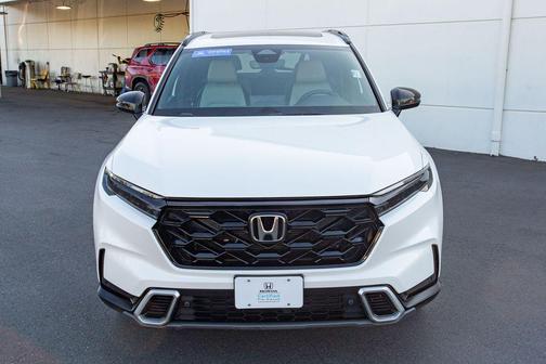 Platinum White Pearl 2024 Honda CR-V Hybrid Sport Touring AWD