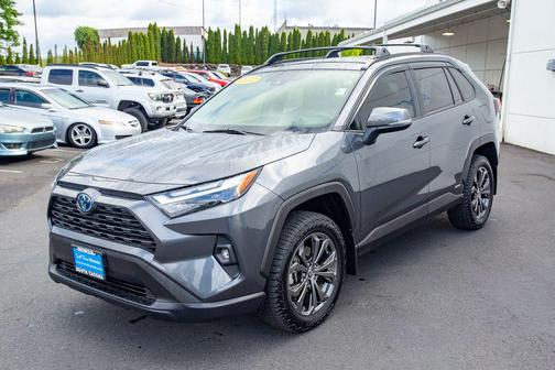 Magnetic Gray Metallic 2022 Toyota RAV4 Hybrid XLE Premium