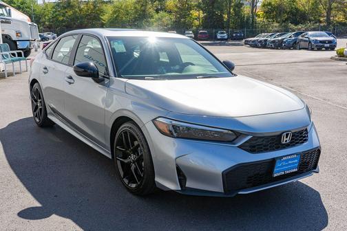 Solar Silver Metallic 2026 Honda Civic Hybrid Sport