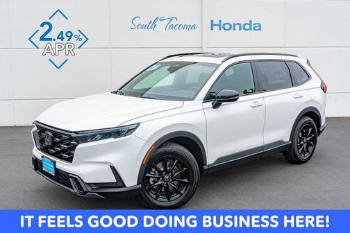 Platinum White Pearl 2026 Honda CR-V Hybrid Sport-L AWD