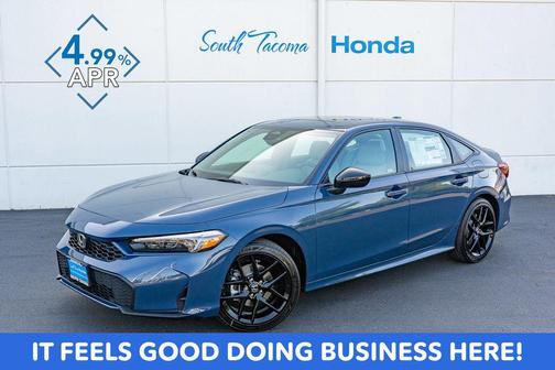Blue Lagoon Pearl 2026 Honda Civic Hybrid Sport