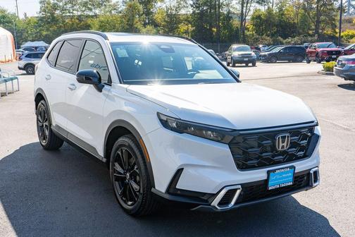 Platinum White Pearl 2026 Honda CR-V Hybrid Sport Touring AWD
