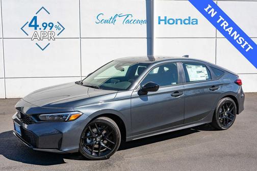 Meteorite Gray Metallic 2026 Honda Civic Hybrid Sport