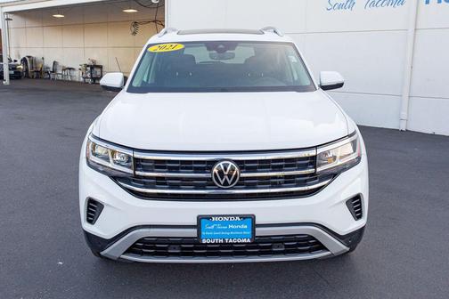 White 2021 Volkswagen Atlas 3.6L SEL