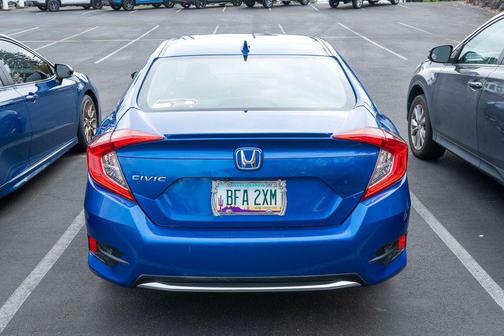 Blue 2021 Honda Civic EX