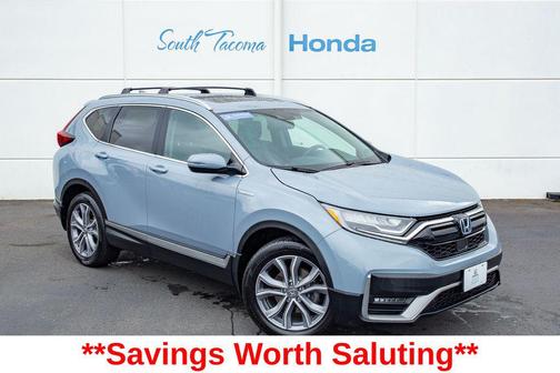 Gray 2022 Honda CR-V Hybrid Touring