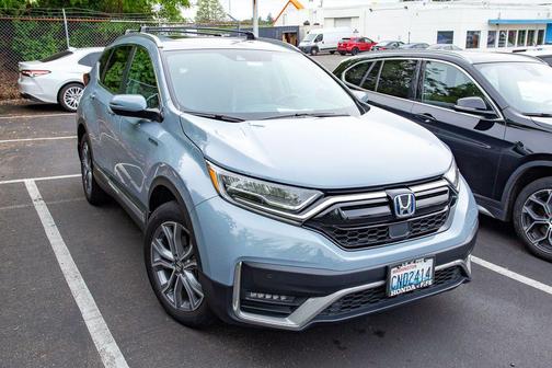 Gray 2022 Honda CR-V Hybrid Touring