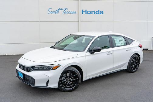 Platinum White Pearl 2026 Honda Civic Sport