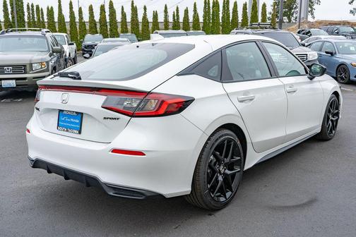 Platinum White Pearl 2026 Honda Civic Sport