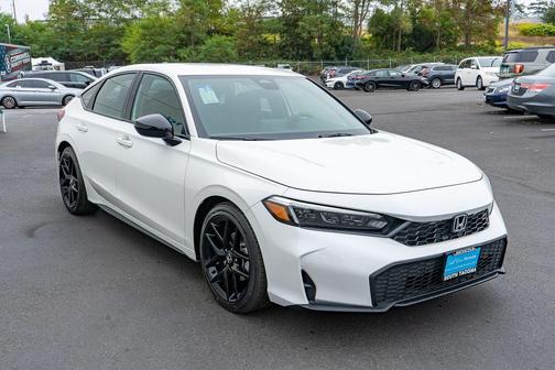 Platinum White Pearl 2026 Honda Civic Sport