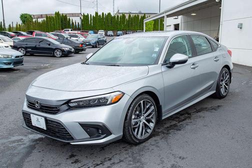 Lunar Silver Metallic 2023 Honda Civic Touring