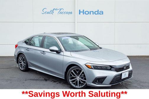 Lunar Silver Metallic 2023 Honda Civic Touring