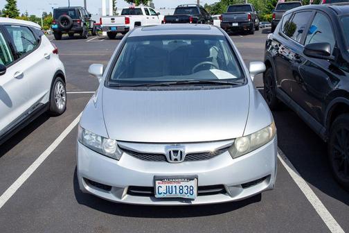 Alabaster Silver Metallic 2010 Honda Civic EX