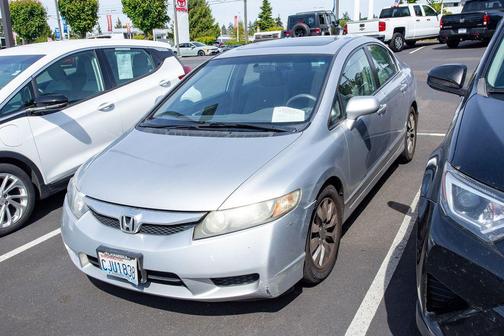 Alabaster Silver Metallic 2010 Honda Civic EX