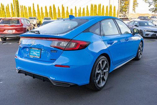 Blue Lagoon Pearl 2026 Honda Civic Hybrid Sport Touring