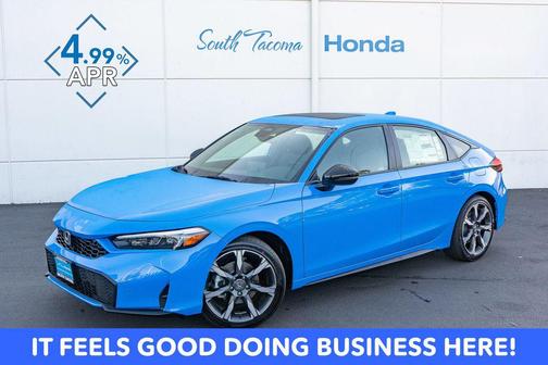 Blue Lagoon Pearl 2026 Honda Civic Hybrid Sport Touring