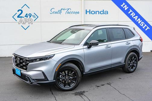 Solar Silver Metallic 2026 Honda CR-V Hybrid Sport-L AWD