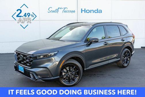 Meteorite Gray Metallic 2026 Honda CR-V Hybrid Sport-L AWD