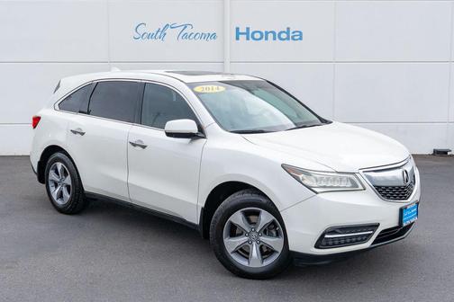 White Diamond Pearl 2014 Acura MDX 3.5L