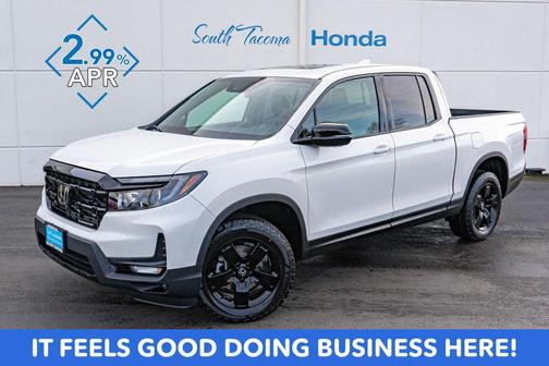Platinum White Pearl 2026 Honda Ridgeline Black