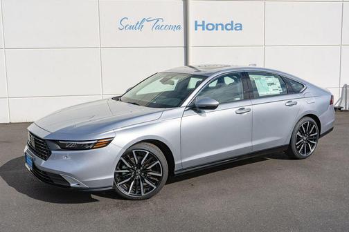 Solar Silver Metallic 2026 Honda Accord Hybrid Touring
