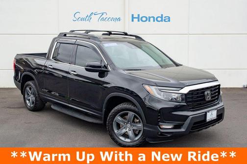 Crystal Black Pearl 2022 Honda Ridgeline RTL-E
