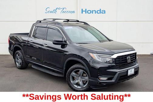 Crystal Black Pearl 2022 Honda Ridgeline RTL-E
