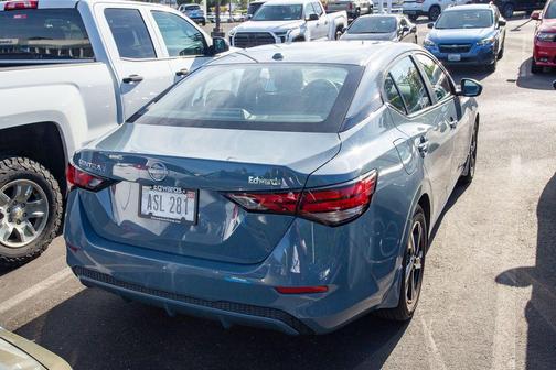 Atlantic Gray Metallic 2025 Nissan Sentra SV