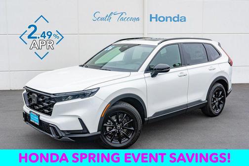 Platinum White Pearl 2026 Honda CR-V Hybrid Sport-L AWD