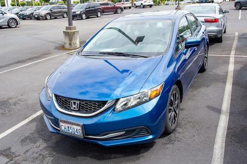 Dyno Blue Pearl 2015 Honda Civic EX