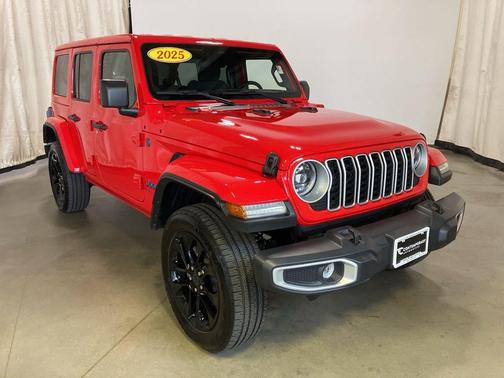 Firecracker Red Clearcoat 2025 Jeep Wrangler 4xe Sahara