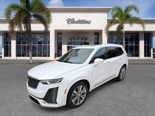 Crystal White Tricoat 2024 Cadillac XT6 Premium Luxury FWD