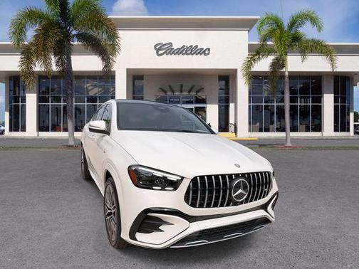 Polar White 2025 Mercedes-Benz AMG GLE 53 4MATIC+ Coupe