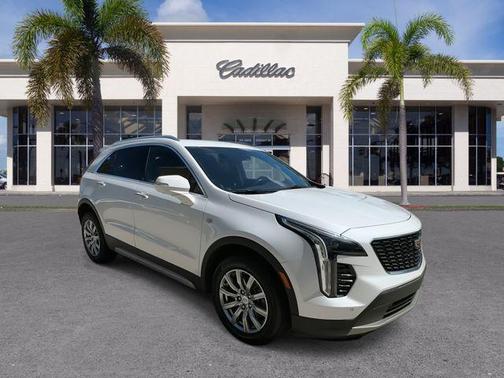 Crystal White Tricoat 2023 Cadillac XT4 Premium Luxury