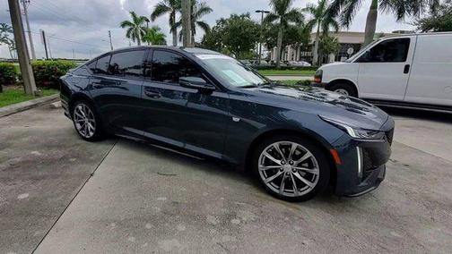 Shadow Metallic 2021 Cadillac CT5 Sport RWD