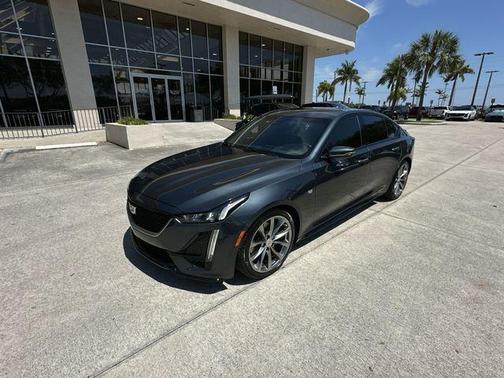 Shadow Metallic 2021 Cadillac CT5 Sport RWD