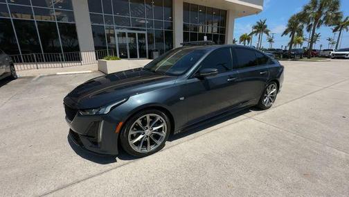 Shadow Metallic 2021 Cadillac CT5 Sport RWD
