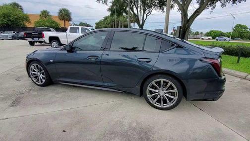 Shadow Metallic 2021 Cadillac CT5 Sport RWD