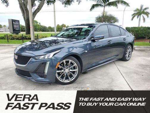 Shadow Metallic 2021 Cadillac CT5 Sport RWD