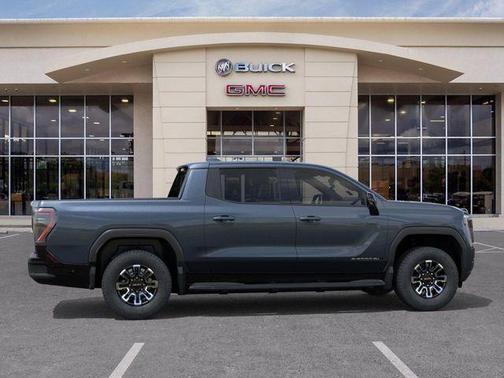 Deep Ocean Metallic 2026 GMC Sierra EV Standard Range Elevation