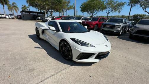 Arctic White 2024 Chevrolet Corvette Stingray w/1LT