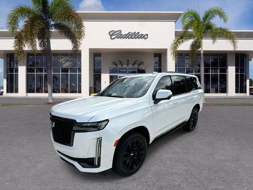 Crystal White Tricoat 2023 Cadillac Escalade Sport Platinum