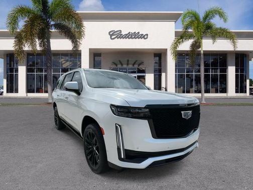 Crystal White Tricoat 2023 Cadillac Escalade Sport Platinum