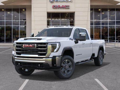 Glacier White Tricoat 2026 GMC Sierra 2500 SLT