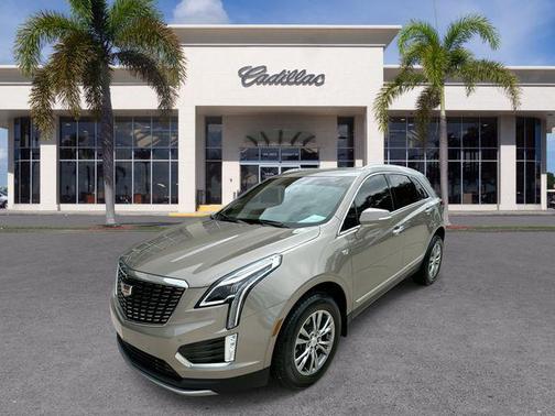 Latte Metallic 2023 Cadillac XT5 Premium Luxury